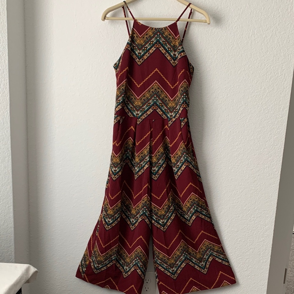 Wrangler Multicolor Chevron Jumpsuit